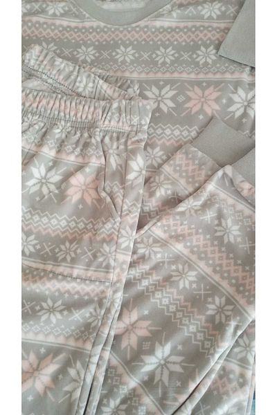 Aydoğan Women's Pajama Set Thin Velvet Long Sleeve