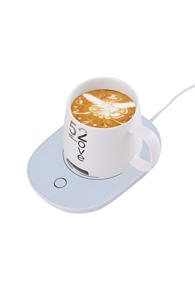 e-life shop Aşk Tasarımlı 220 Volt Elektrikli Kapaklı Sıcak Tutan Isıtıcılı Ç...