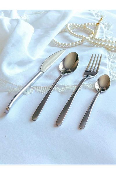 KB SOLİNGEN 84 Piece Löwe-d Fork Spoon Knife Set - 4 Millim Thickness 18/10 304 Quality