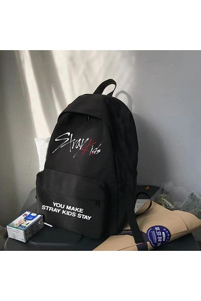 Köstebek Σχολικό σακίδιο πλάτης Stray Kids Logo με Drinker -mingalondon