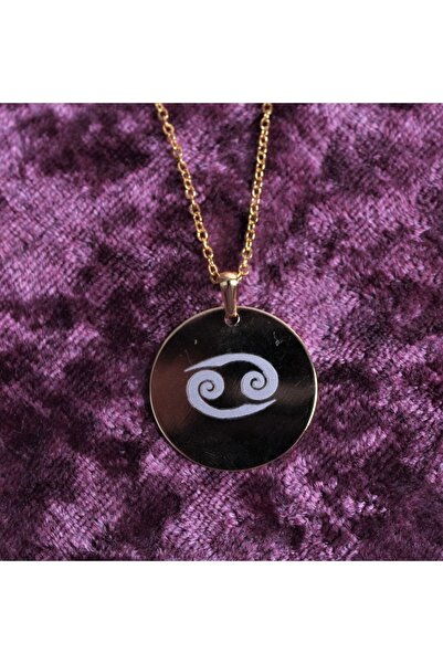 Ozka Leather Collection Boğa Burcu Kolye Gold - Kişiye Özel