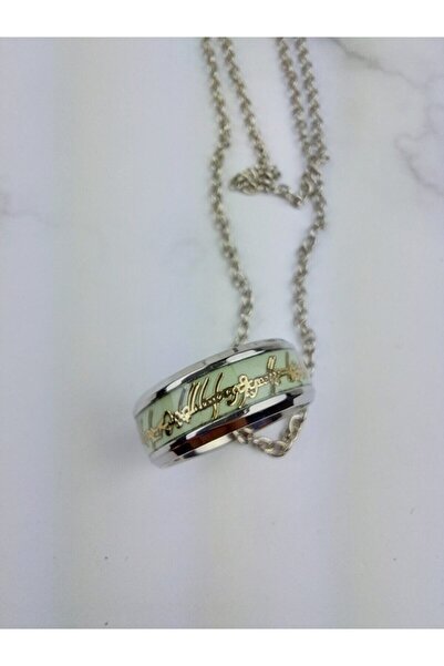 CAXBERN سيد الخواتم - خاتم طاقة غير قابل للصدأ يتوهج في الظلام