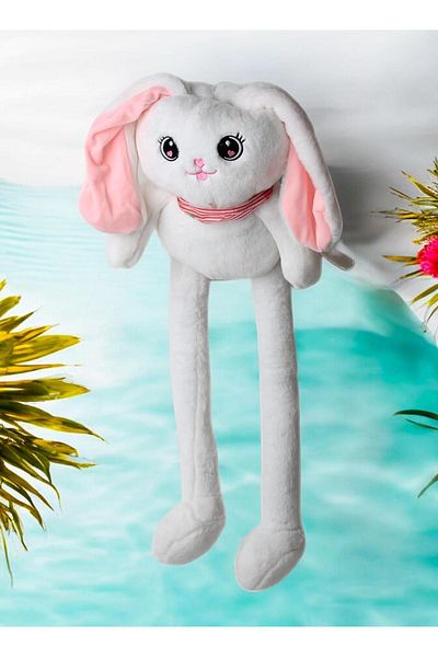 e-life shop 75 cm Cute Rabbit Plush Toy - Imported Fabric, Ear and Foot Detail, Space String