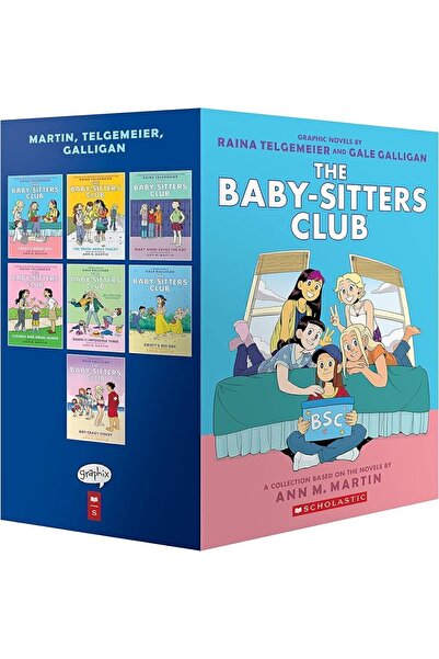 Scholastic The Babysitters Club Graphic Novel - مجموعة مكونة من 7 ألوان كاملة