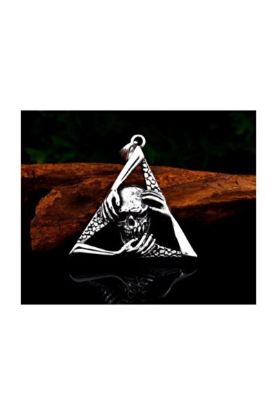 daisybydaisy Stainless Titanium Alloy Steel Perfect Details Skull Necklace