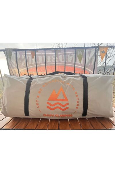 Genel Markalar Büyük Uzay Kamp Çadırları 8-10 Kişi Çift Kat 1 Oda 1 Oturma Odası Kamp Çadırı 380*260*200 CM