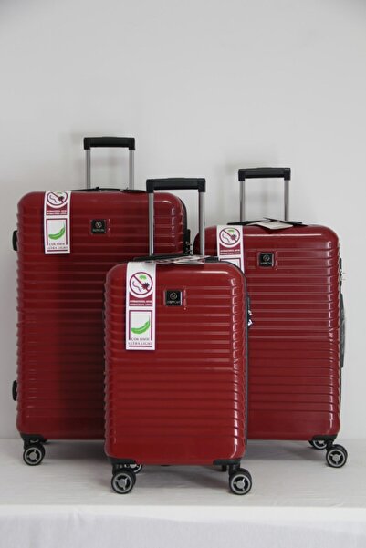 NIPPON Polikarbon 3'lü Set Kırılmaz Valiz