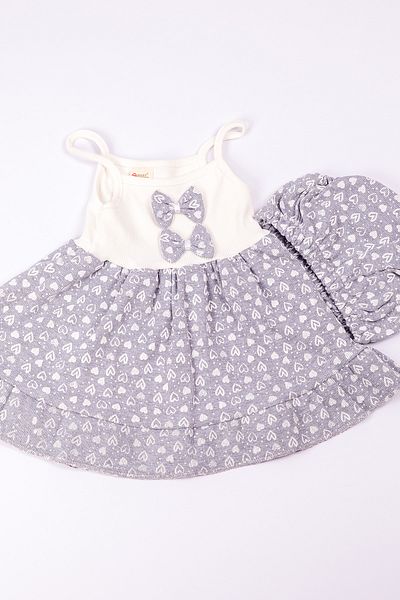 HÇM Sweetheart Printed Girl's Dress - Bow B12