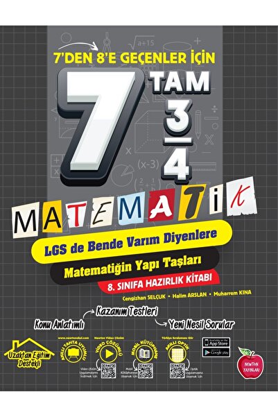 Newton Yayınları Newton Yayınları 8 Sınıf Matematik 7 Den 8'e Geçiş Soru Bankası
