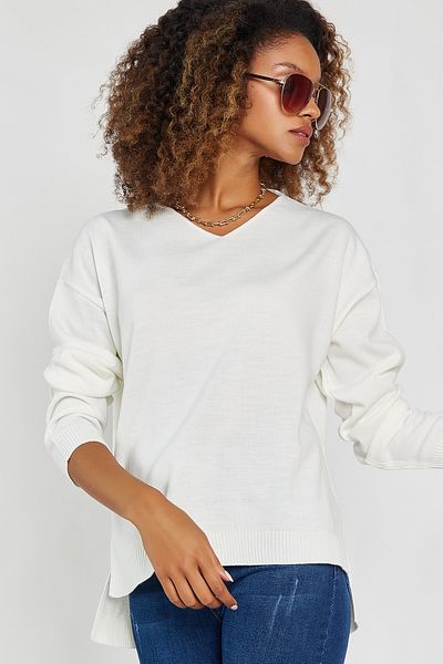 Hopoi V-Neck Women's Sweater