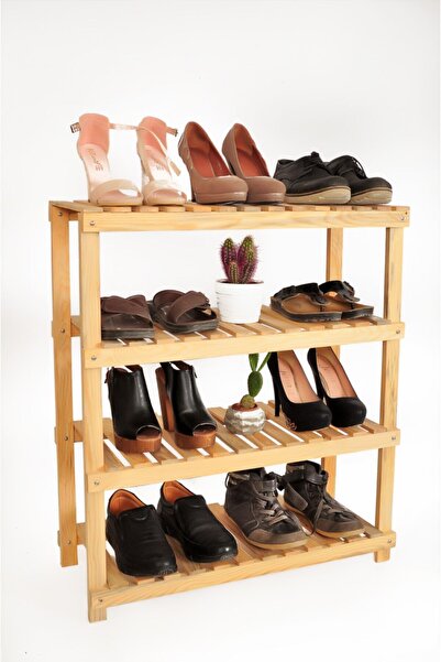 Tahta Bahçesi Ahşap Ayakkabılık Tb010