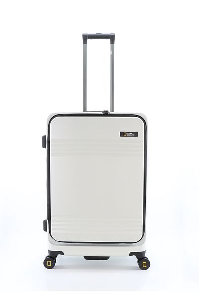 NATIONAL GEOGRAPHIC Lodge Check-In Medium Luggage Suitcase White