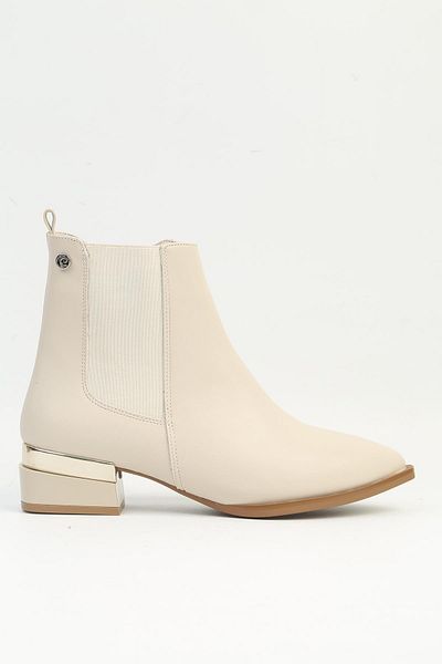 Pierre Cardin ® |   PC-54006 Γυναικείες Κρεμ Μποτάκια
