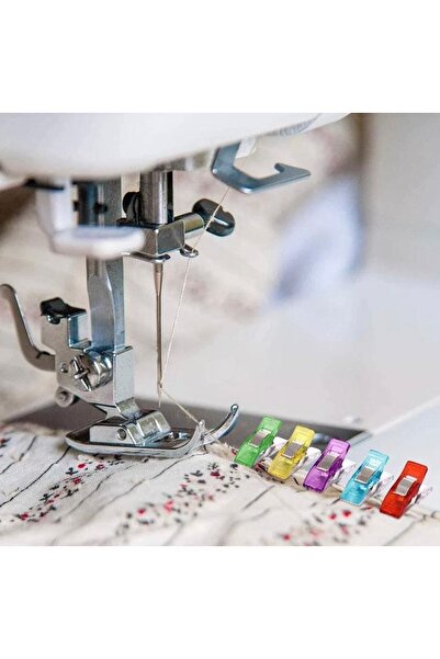 Genel Markalar Dikiş Nakış Kumaş Kağıt Sıkıştırma Mandalı Küçük Boy 10 Adet