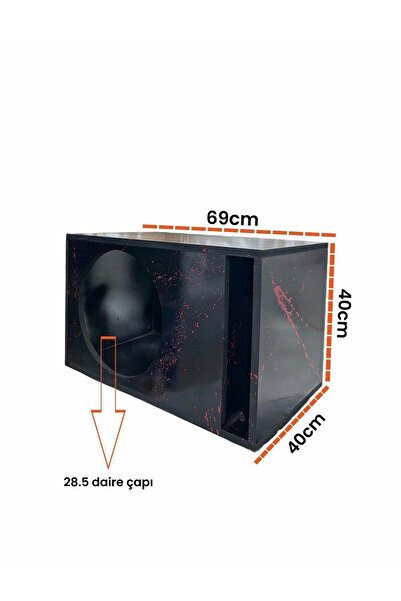 TMDOFİCE 30 Cm Profesyonel Bas Kabini Ses Kabini Mdf