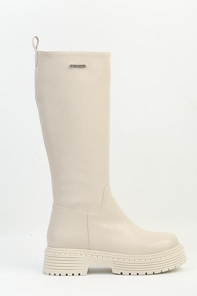 Pierre Cardin ® |   Pc-52443 Cream Skin Women's Boots