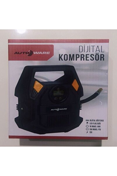 Autoware Dijital Kompresör Led Işıklı
