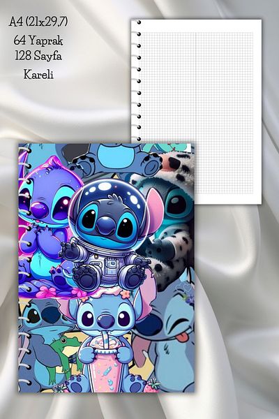 daily notebook دفتر ملاحظات مدرسي ذو 64 صفحة - مقاس A4 (21X29,7 سم)