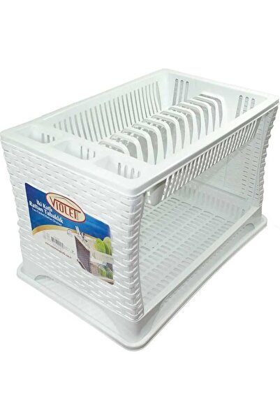 Kitchen Line 2 Katlı Bulaşık Sepeti, Tabaklık Bulaşıklık, Tezgah Üstü Toparla...