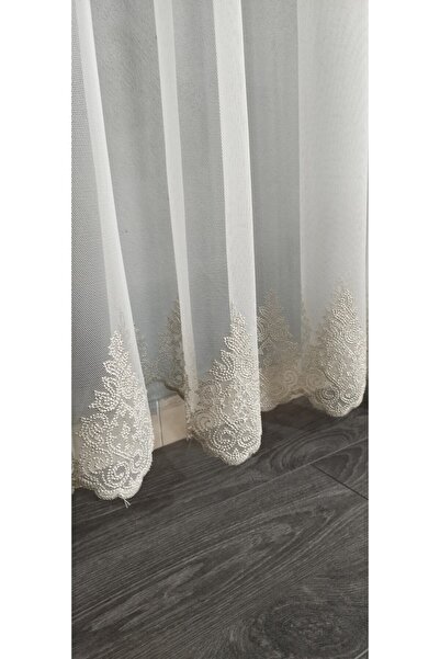 VENARDE CONCEPT Tulle Curtain Non-Wrinkle Grek Damask Patterned