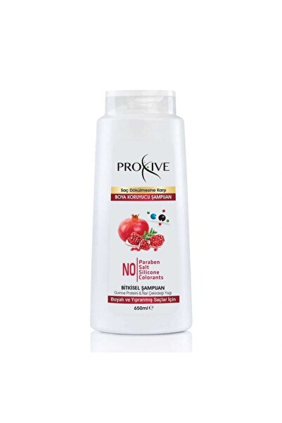 PROXİVE Proxıve Tuzsuz Parabensiz Silikonsuz Boyasız Bitkisel Boya Koruyucu Şampuan 650 Ml