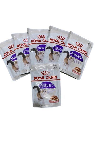 Royal Canin Sterilised Gravy Soslu Pouch Kısır Kedi Yaş Maması 6x85 Gr