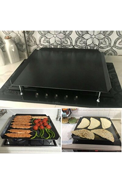 sobapark Ocak Üstü Kare Saç Tava Gözleme Yufka Ekmek Bazlama Sacı Mangal Köft...