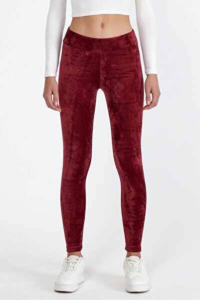 Dynamic 1154 Yüksek Bel Kadife Tayt