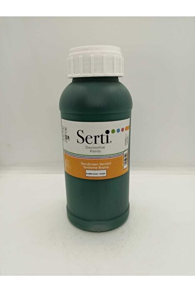 Serti Hobby Paint Kendinden Vernikli Yenileme Boyası Emirgan Yeşil