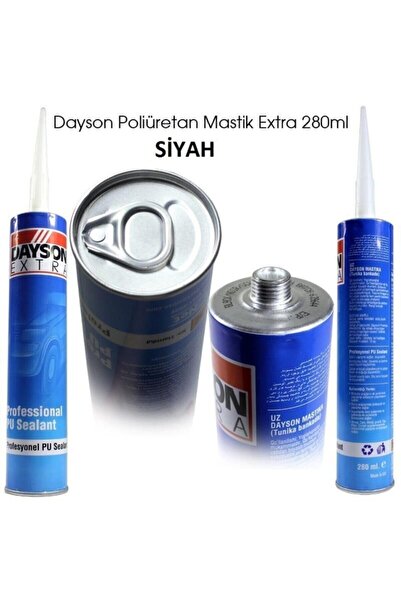 DAYSON Poliüretan Mastik Extra Yapıştırma Izolasyon Siyah 280 Ml