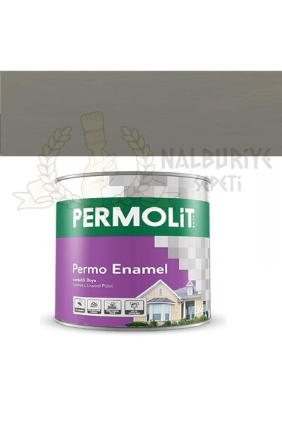 Permolit Enamel Sentetik Yağlı Boya Fırtına Gri 0.250 Lt.