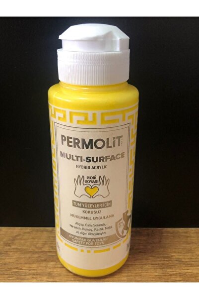 Permolit Multi-surface Akrilik Hobi Boyası 120 Ml Cam-plastik-taş-ahşap-tuval...