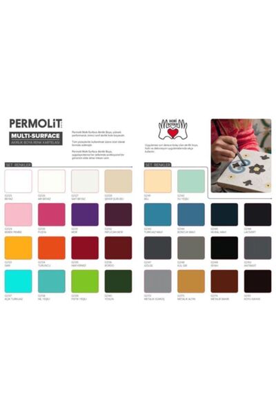 Permolit Acrylic Multi Wood Glass Stone Ceramic Hobby Paint Metallic Gold 120 Ml