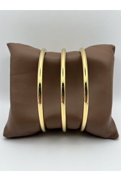 Arnes Jewelry Çelik Kalın Ajda Bilezik - 3 Adet