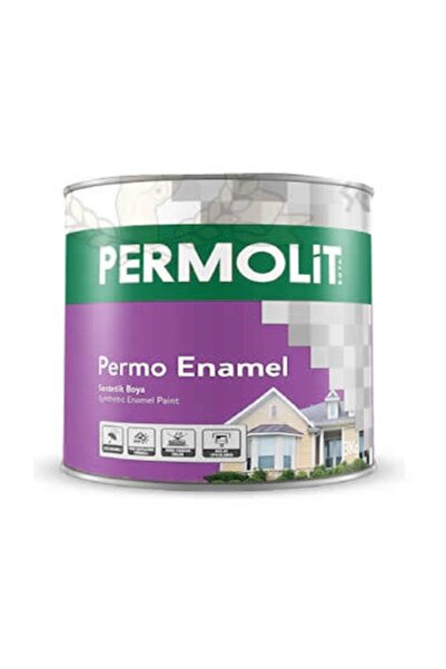 Permolit Enamel Sentetik Yağlı Boya Beyaz 0.250 Lt.