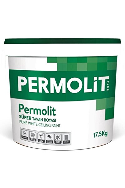 Permolit Süper Tavan Boyası Beyaz-17,5 Kg