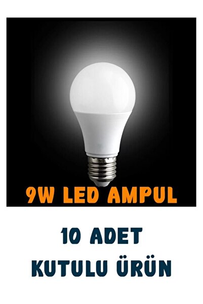 Noas Led Noas 9w Tasarruflu Led Ampul 10 Adet
