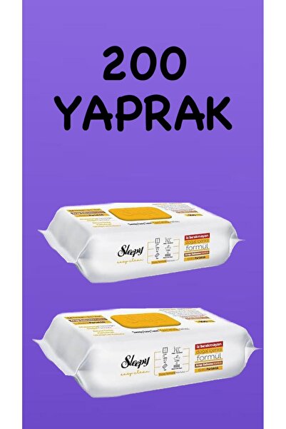 Sleepy İşte "Sleepy Easy Clean Arap Sabunu Katkılı Yüzey Temizlik Havlusu 2 X...