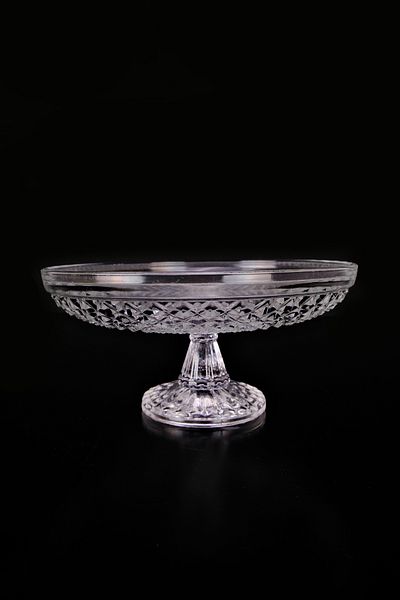 Digithome 19 cm Footed Glass Serving Bowl - Snack Bowl and Sugar Bowl Sn.Kre.021 C1-1-288