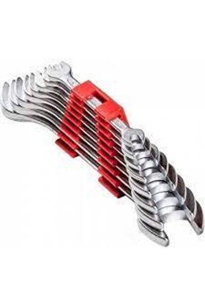 İzeltaş طقم مفاتيح مفتوح الفم مكون من 8 قطع مقاس قصير