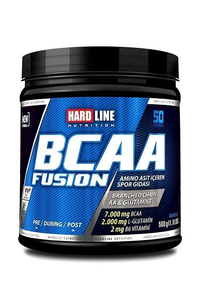 Hardline Bcaa Fusion 500 gr 50 Service Pomegranate Flavored