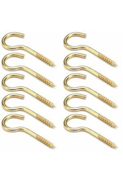 Genel Markalar Vida Açık Ağız Avize Kancası 19x70 mm 10 Adet - Vida