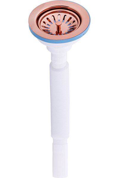 LPD Sb Rose Gold Tekli Eviye Sifonu Lavello (MUTFAK EVİYESİ-LAVABOLARI IÇİN)