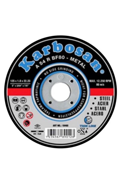 KARBOSAN Metal Kesici Taş 115'lik