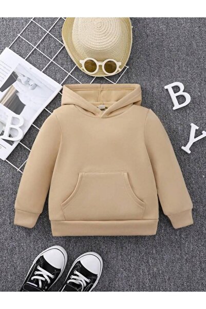 NoVibe Unisex Kids Sweatshirt - 3 Thread Cotton, Never Look Back Printed, Oversize Hoodie