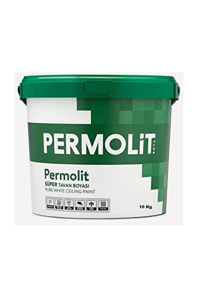 Permolit Süper Tavan Boyası Beyaz 10 Kg