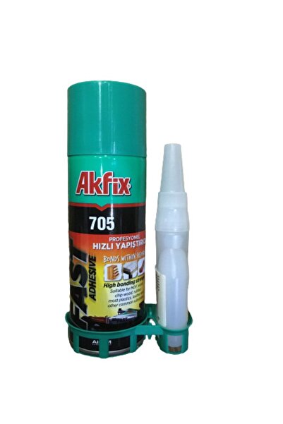 Akfix 705 Mdf Kit Hızlı Yapıştırıcı 200ml+50gr