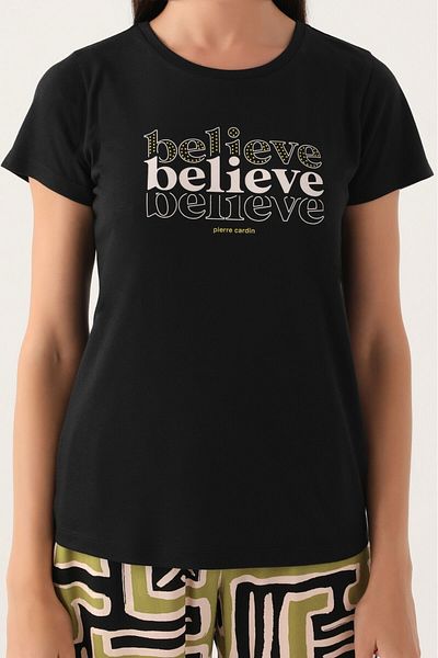 Pierre Cardin 8817 Believe γυναικείο κοντομάνικο σετ πιτζάμες
