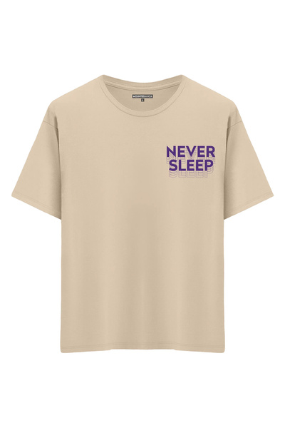 Mounte Bianca Unisex Nikada ne spavaj - Oversize kroj T-shirt