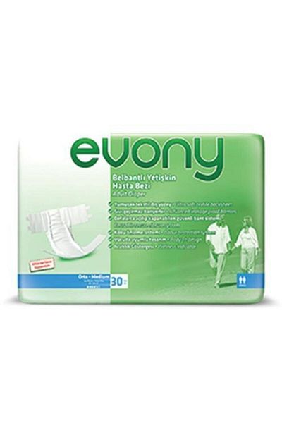Evony Waistbanded Patient Diapers 30 Pack Medium